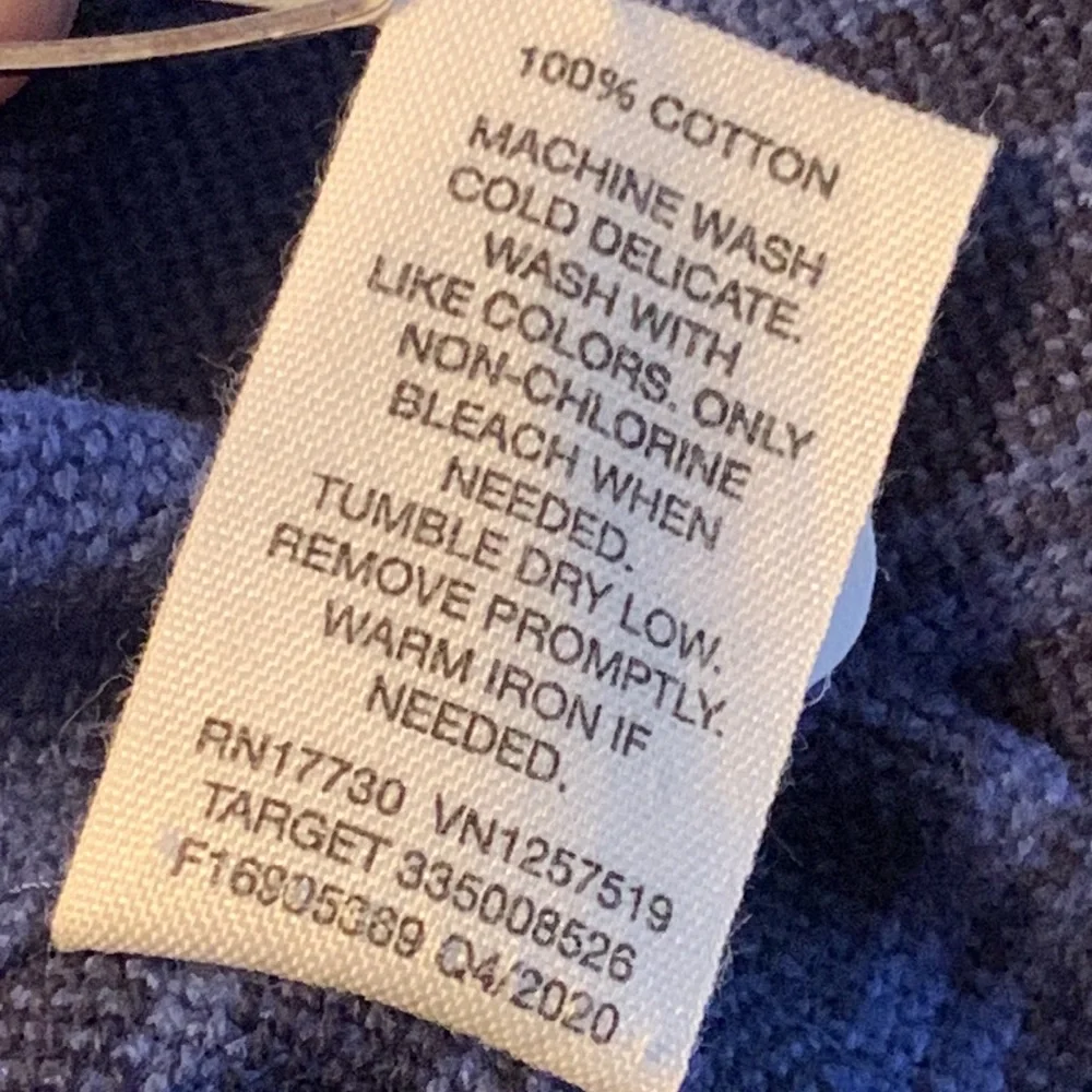 Levi’s Limited Edition Blue and Black Striped Table Runner